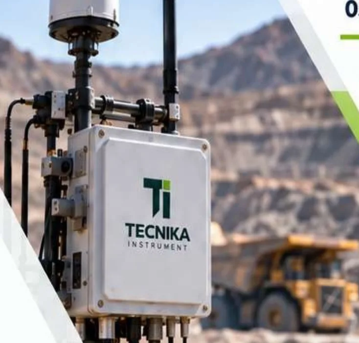 Gabinete de telemetría Tecnika Instrument instalado en una mina